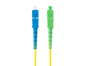 Lanberg FO-SASU-SS21-0020-YE InfiniBand-/fiberoptisk kabel 2 m SC Gul