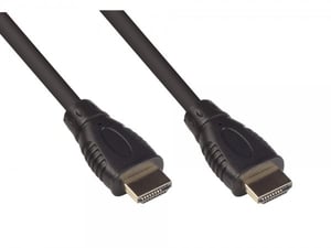 Alcasa 4520-010 kabel HDMI 1 m HDMI Typu A (Standard) Czarny
