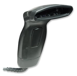 Manhattan 460866 Barcode Scanner Handheld 1D CCD Barcode Scanner Black