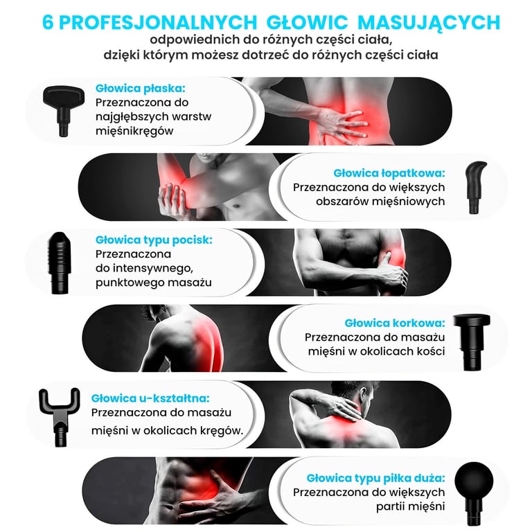 фото Перкусійний масажер Extralink MSG-02-LITE