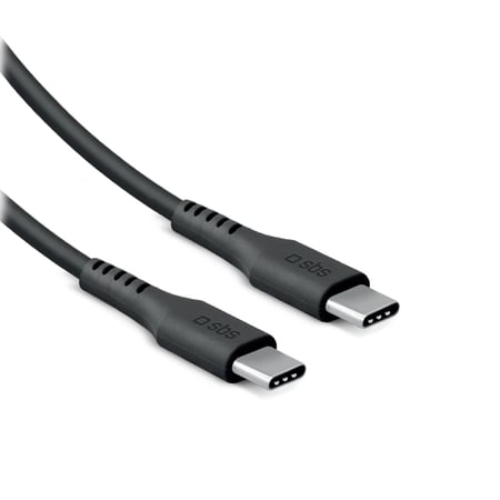 SBS LACABLETCC2M60K kabel USB USB 2.0 2 m USB C 0,48 Gbit/s 60 W Czarny
