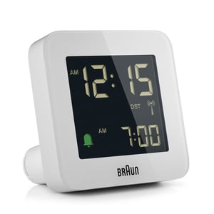 Braun BC09-DCF Digital väckarklocka Vit