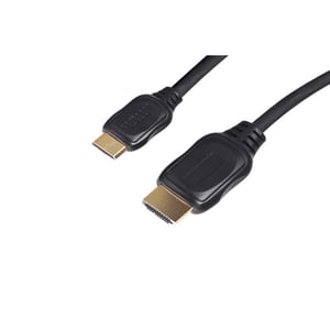 S/CONN maximum connectivity HDMI - Mini-HDMI 2m kabel HDMI HDMI Typu A (Standard) HDMI Type C (Mini) Czarny