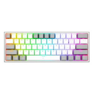 REDRAGON K617-RGB Fizz RGB White/Grey klawiatura USB Szary, Biały