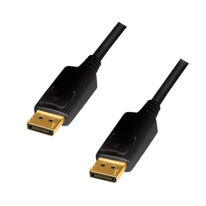 LogiLink CD0100 1-meter DisplayPort cable, Black