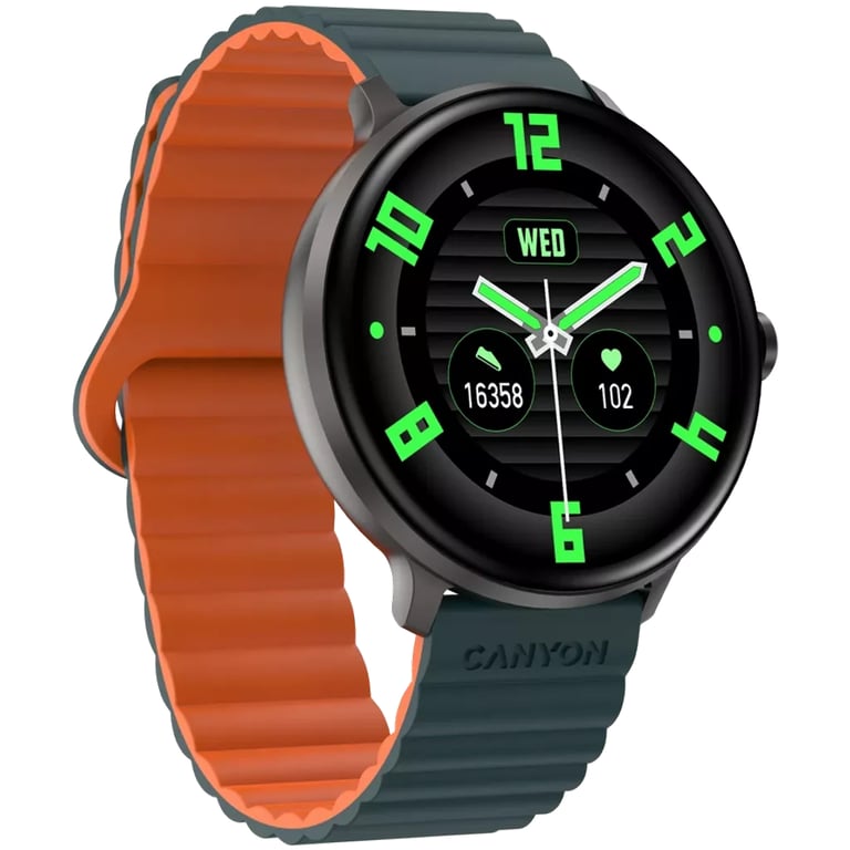 фото Смарт-годинник Canyon SW-69 Jacky Green/Orange (CNS-SW69BG)