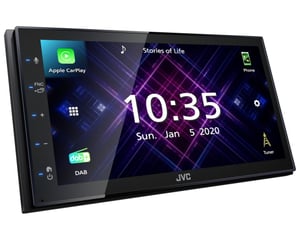JVC KW-M565DBT radio samochodowe Czarny 200 W Bluetooth