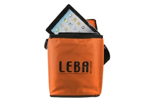 LEBA Innovation NoteBag NB2-5TAB-ORA Aufbewahrungsbox für mobile Geräte Etui zur Organisation mobiler Geräte Orange