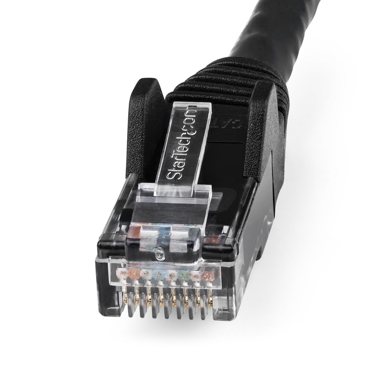StarTech N6LPATCH15MBK kabel sieciowy Czarny 15 m Cat6 U/UTP (UTP)