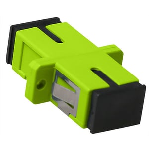 ACT EA1026 SC/SC Fiber Optic Adapter, 1 pc. Green