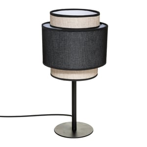 Atmosphera 181921 Tischlampe E27 40 W Schwarz, Grau