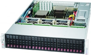 Supermicro SuperChassis 216BE1C4-R1K23LPB Rack Czarny 1200 W