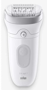 Braun Silk-épil 7 7-081 Epiliergerät 40 Pinzetten Weiß