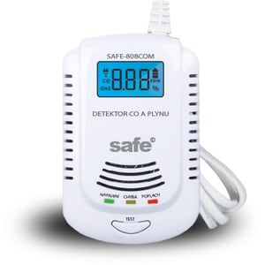 SAFE HOME SAFE808COM gasdetektor för butan, metan, naturgas och propan