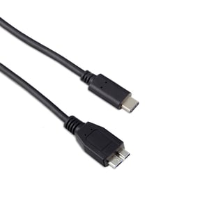 Targus ACC925EUX USB 3.2 Gen 2 (3.1 Gen 2) Cable, 1 m, USB-C to Micro-USB B, Black