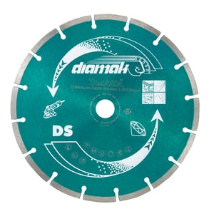 Makita D-61123 Diamantsägeblatt 11,5 cm Diamantsägeblatt für Segmentkanten