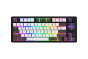 HATOR Skyfall Pro Wireless 80 Gaming-tangentbord USB + RF Wireless + Bluetooth QWERTY US English Svart, Grå