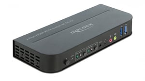 DeLOCK 4K 60 Hz HDMI KVM Switch with USB 3.0 and Audio