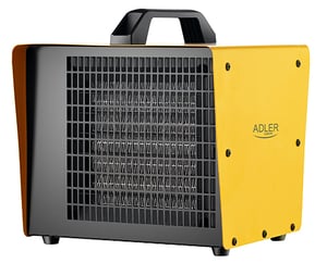 Adler AD 7740 Indoor Heater, Yellow, 3000 W, Electric Fan Space Heater