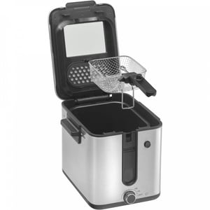 WMF KITCHENminis 0415490011 Fristående fritös, 1000 W, svart, rostfritt stål