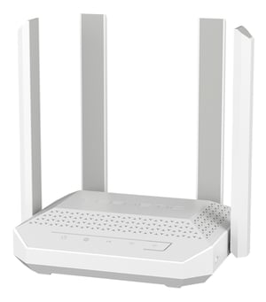 Keenetic Sprinter (KN-3711) Router/Wzmacniacz sygnału Mesh Wi-Fi 6 AX3000 Gigabit z 4-portowym przełącznikiem gigabitowym