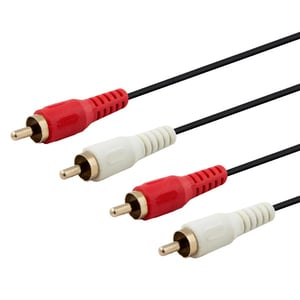 Savio CLS-16 kabel audio 5 m 2 x RCA Czarny