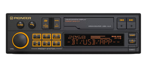 Pioneer SXT-C10PS radio samochodowe Czarny Wi-Fi 88 W