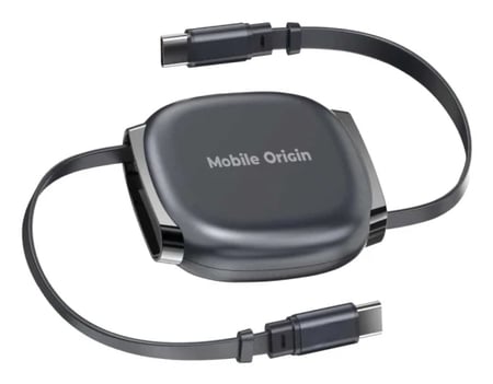 Mobile Origin MO-CB7-SPG kabel USB 1 m USB C 0,48 Gbit/s 100 W Szary