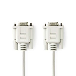 Nedis CCGL52055IV20 2 m VGA (D-Sub) Cable, Ivory