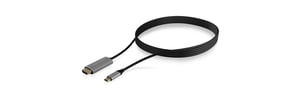 ICY BOX IB-CB020-C USB TYPE-C TILL HDMI-KABEL 18 M 4K VID 60 HZ HDMI-kabel 1,8 m USB C till HDMI Typ A (Standard) Svart, Guld, Grå