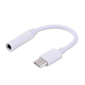 Savio AK-35 Handy-Kabel Weiß 0,12 m USB-C-3,5-mm-Kabel für das Handy Weiß 0,12 m