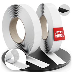Label-the-cable LTC 1520-8-20 silver adhesive tape Suitable for indoor use 8 m White