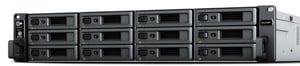 Synology RackStation RS2423+ serwer danych NAS Rack (2U) Ryzen Embedded V1780B 8 GB DDR4 0 TB DiskStation Manager Svart, Grå