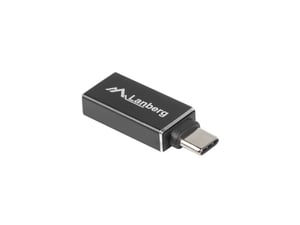 Lanberg AD-UC-UA-02 adapter för USB 3.0 Type C- till USB 3.0 Type A-kablar, svart