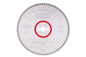 Metabo 628058000 circular saw blade, 31.5 cm, 1 pc.