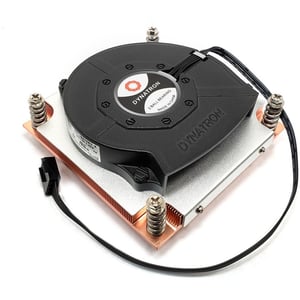Inter-Tech Q-3 Procesor Radiator 8 cm Czarny, Srebrny 1 szt.