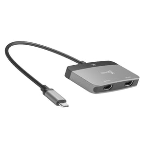 j5create JCA465-N USB Type-C-hubbar och koncentratorer 0 Mbit/s Svart, Grå