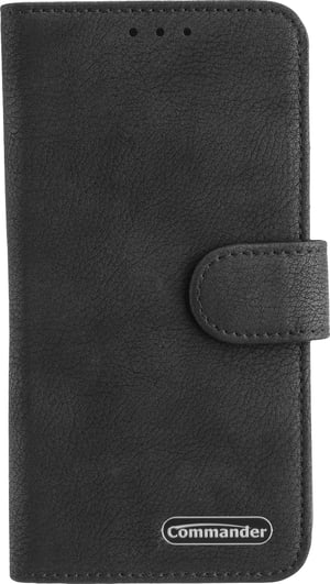 Peter Jäckel 20345 pokrowiec na telefon komórkowy 17 cm (6.7") Etui z klapką Czarny