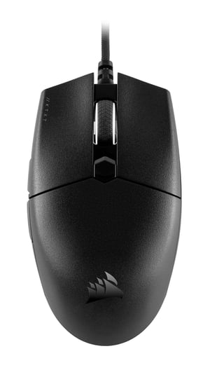 Corsair KATAR PRO XT gamingmus, tvåhandsmodell, USB typ A, optisk, 18 000 DPI