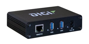 Digi AW02-G300 USB 3.2 Gen 1 (3.1 Gen 1) Type-A Hubs and Concentrators, 1000 Mbit/s, Black