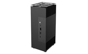 Akasa A-NUC52-M1B zabezpieczenia & uchwyty komputerów Sześcian Czarny 25 W