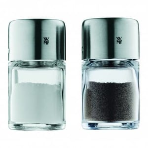 WMF BEL GUSTO Edelstahl, transparent – Salz- und Pfefferstreuer-Set