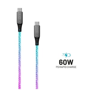 FIXED FIXDLED-CC-RA kabel USB 1,2 m USB C 60 W Wielobarwny