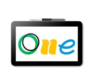Wacom One 12 tablet graficzny Biały 2540 lpi 257 x 145 mm USB