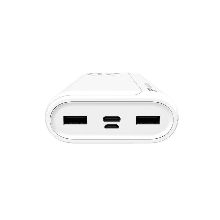 фото Зовнішній акумулятор (павербанк) Silicon Power QS15 20000mAh White (SP20KMAPBKQS150W)
