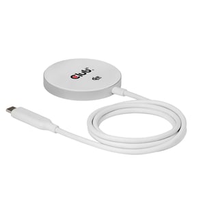 CLUB3D CAC-3026 Ladegerät für mobile Geräte – Handy, Smartphone – Weiß – USB – Kabelloses Laden – Schnellladen – Intern