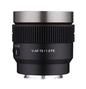 Samyang SYCAF75-NEX Bezlusterkowiec Obiektyw kinowy Czarny