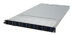 ASUS RS501A-E12-RS12U LGA 6096 Rack (1U) Svart, Silver