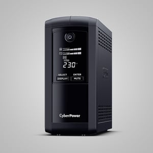 CyberPower Tracer III VP700ELCD-FR USV-Anlage, Line-Interactive-Technologie, 0,7 kVA, 390 W, 4 x Netzsteckdose