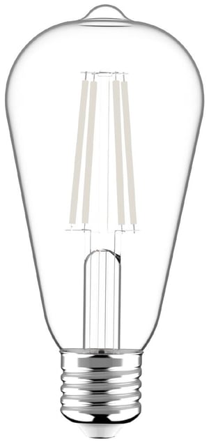 Avide AWLFST64WW-8.5W LED-lampa, varmvitt 2700 K 8,5 W E27 E